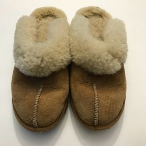 Ugg Coquette Chestnut Slippers Size 8
